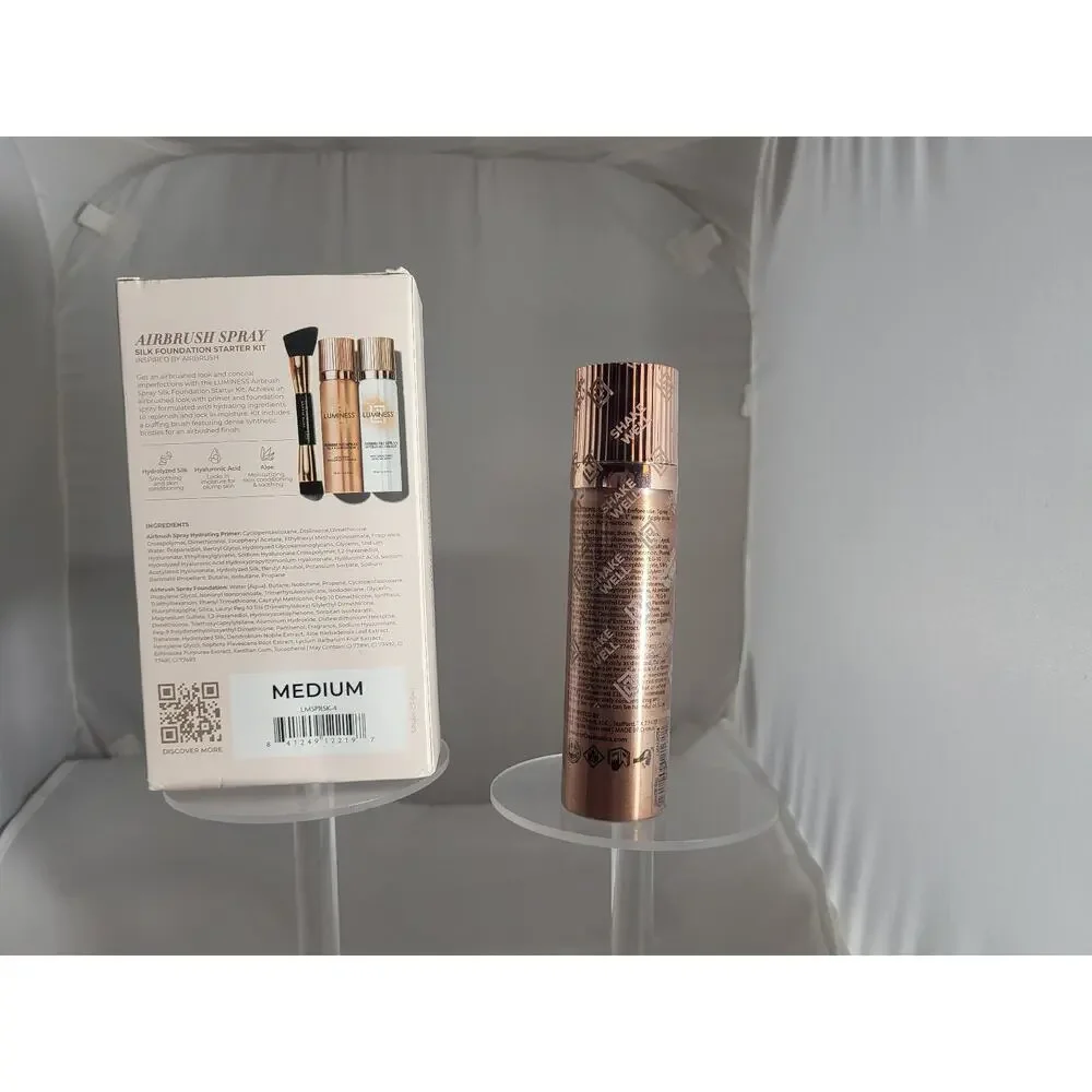 Luminess airbrush foundation kit and one extra air brush foundation.